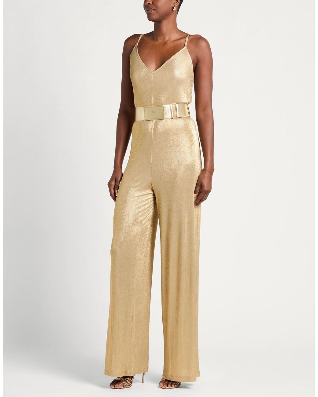 Elisabetta Franchi Natural Jumpsuit