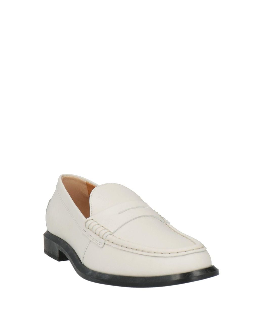 Tod's White Loafers