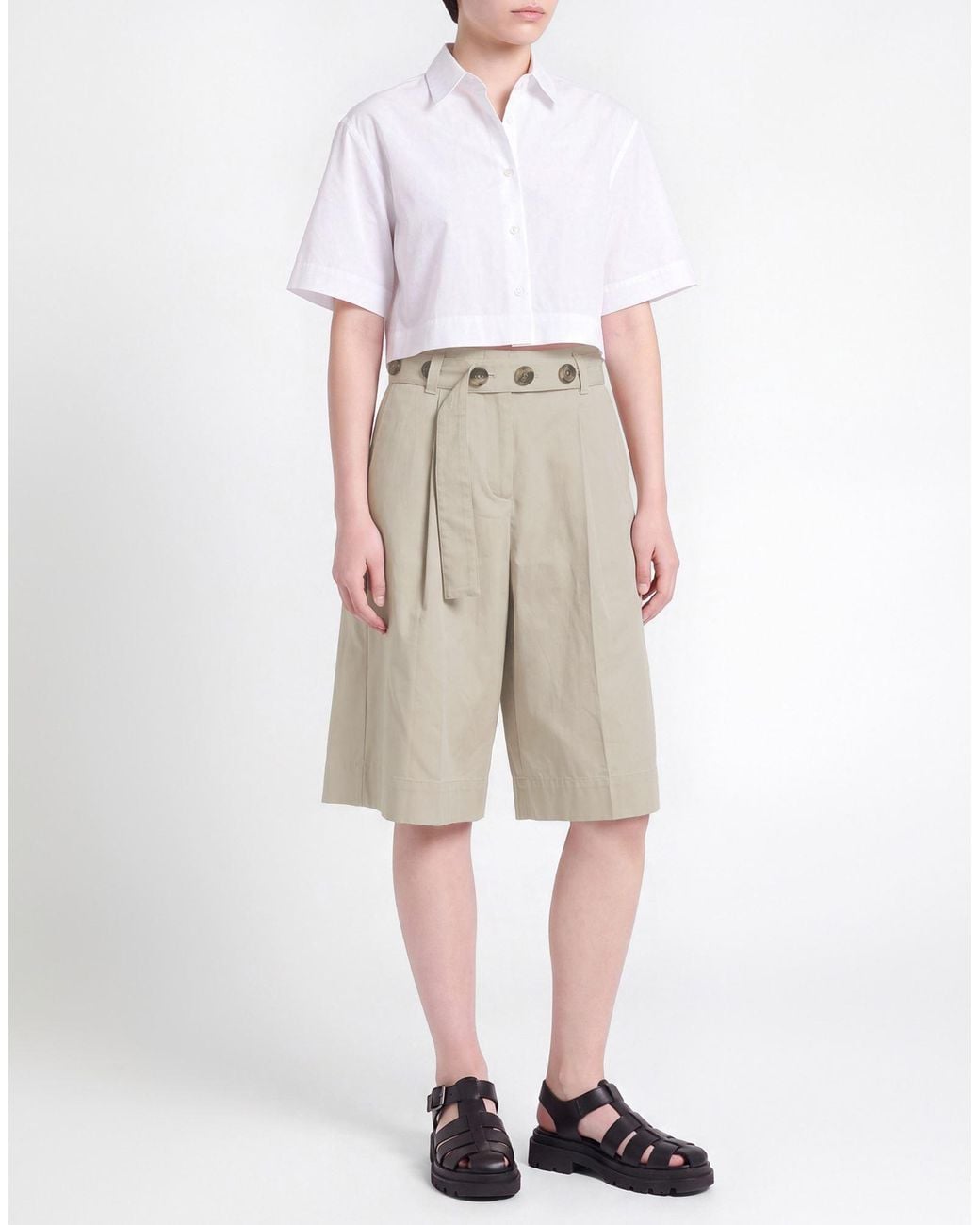 Roberto Collina Natural Shorts & Bermuda Shorts