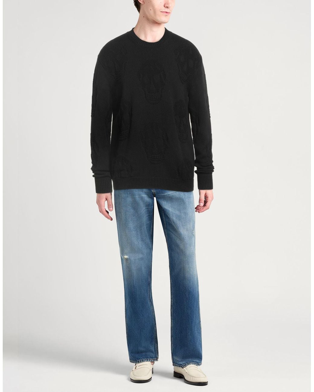 McQueen Black Sweater for men
