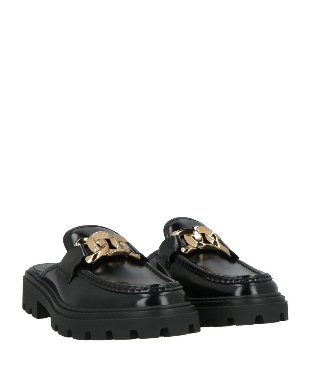 Tod's Black Mules & Clogs Leather