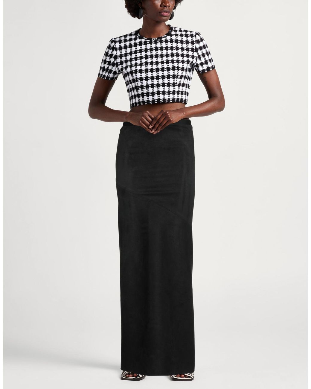 Atlein Black Maxi Skirt