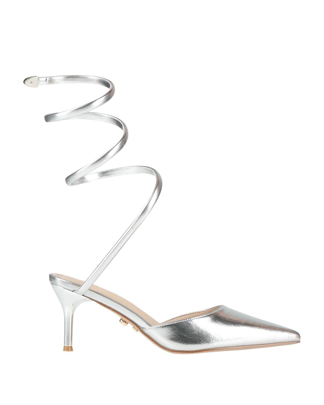 Twenty Four Haitch Metallic Pumps