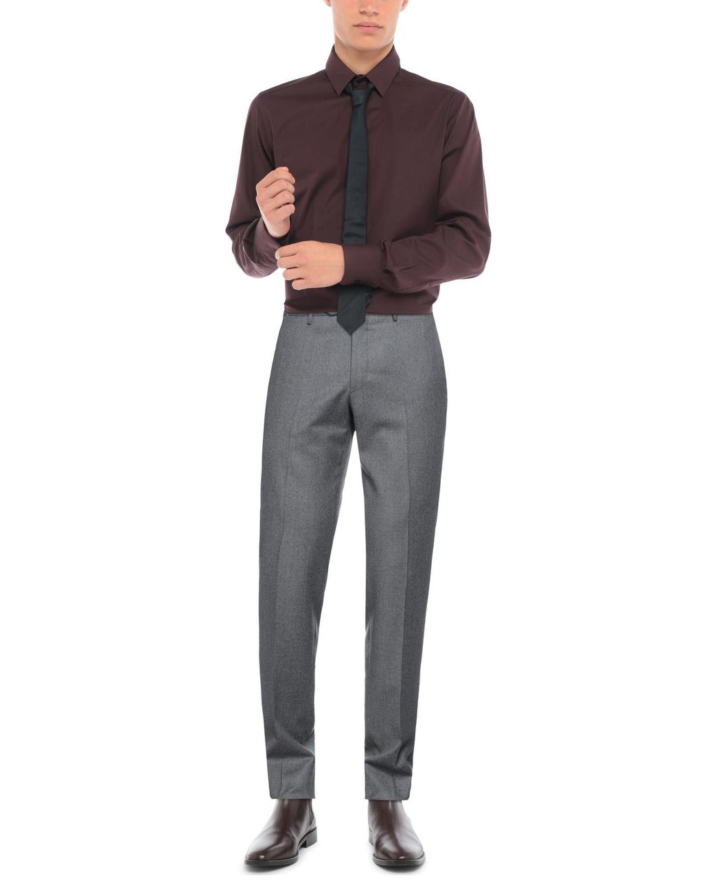 PT Torino Gray Trouser for men