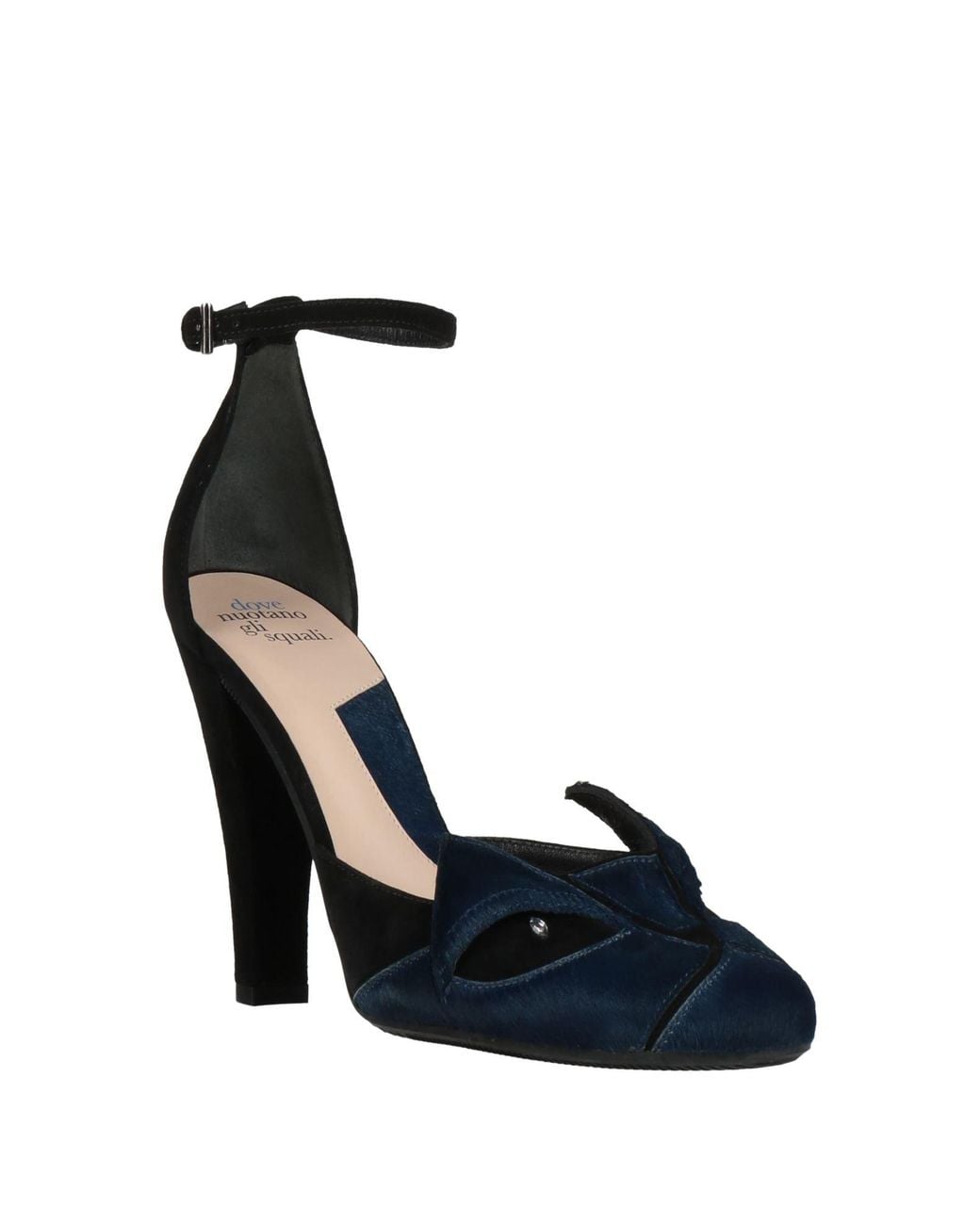 Dove Nuotano Gli Squali Blue Pumps Leather