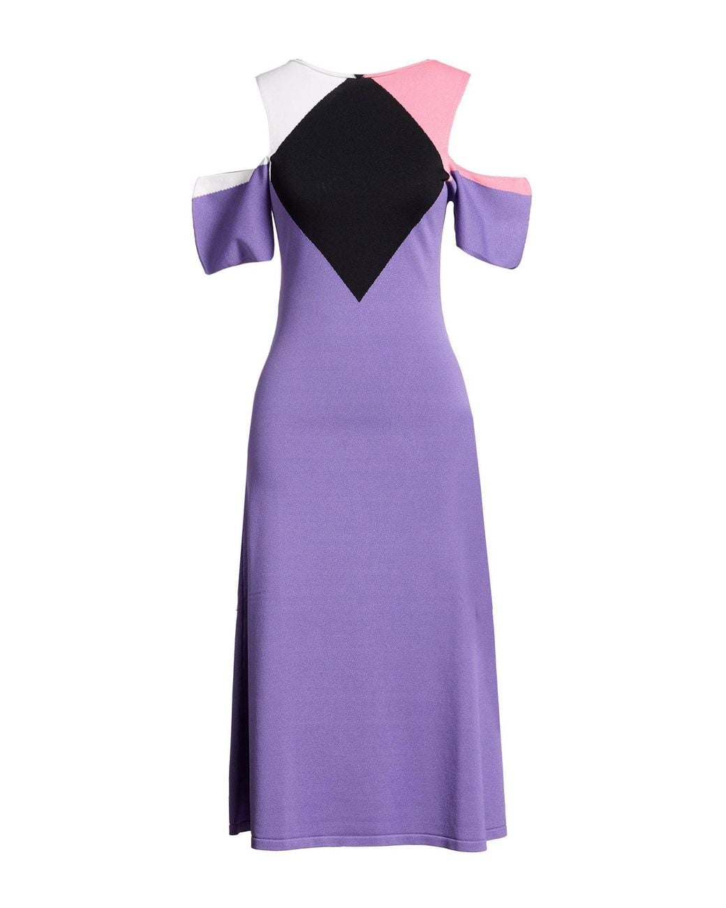Liviana Conti Purple Midi Dress
