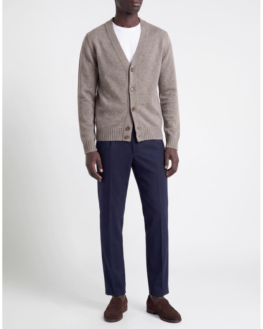 Roda Gray Cardigan for men