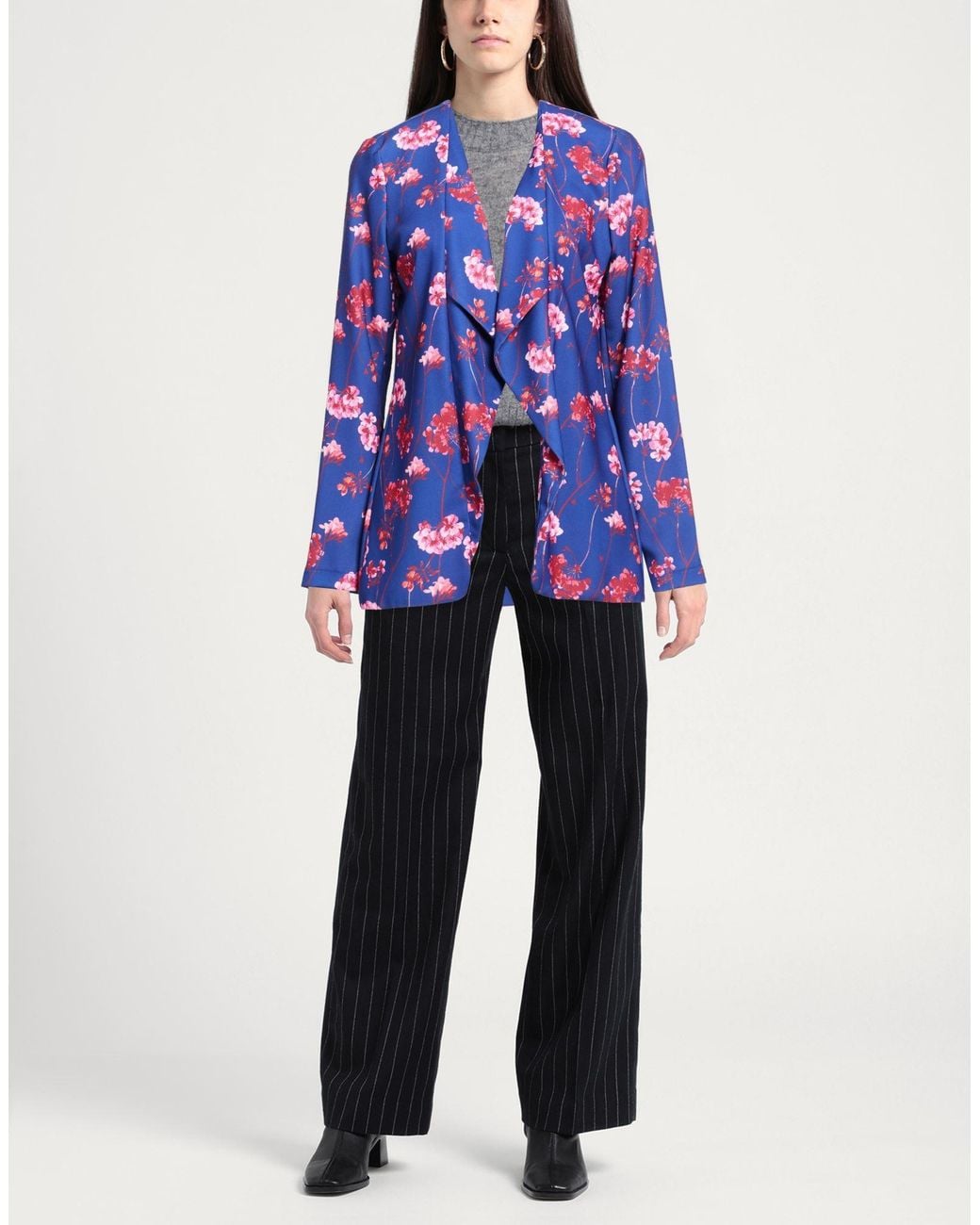 ALESSIA SANTI Blue Jacket Polyester