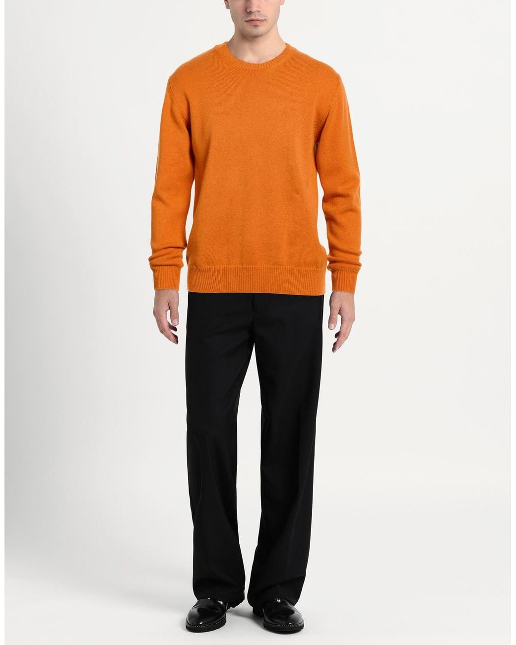 Amaranto Orange Sweaters for men