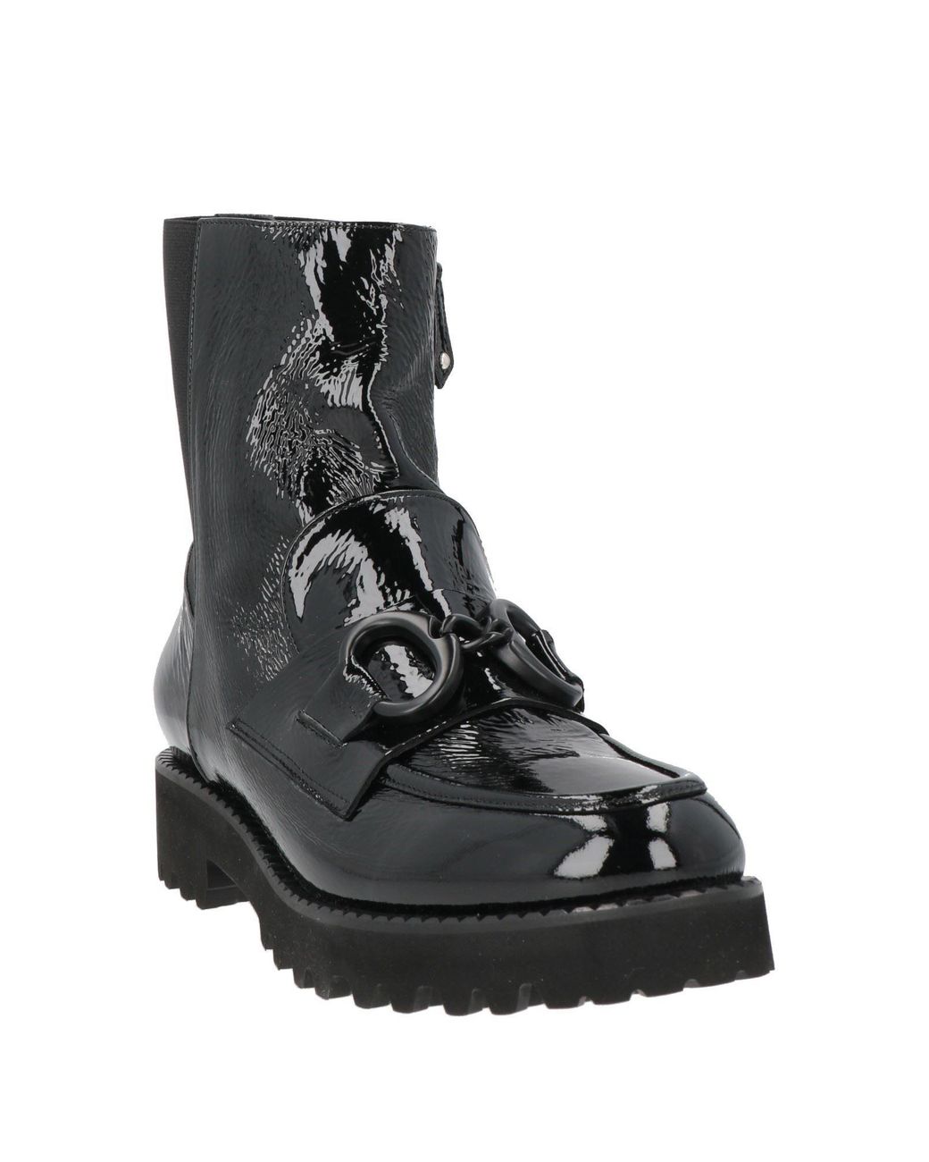 Bruglia Black Ankle Boots Leather