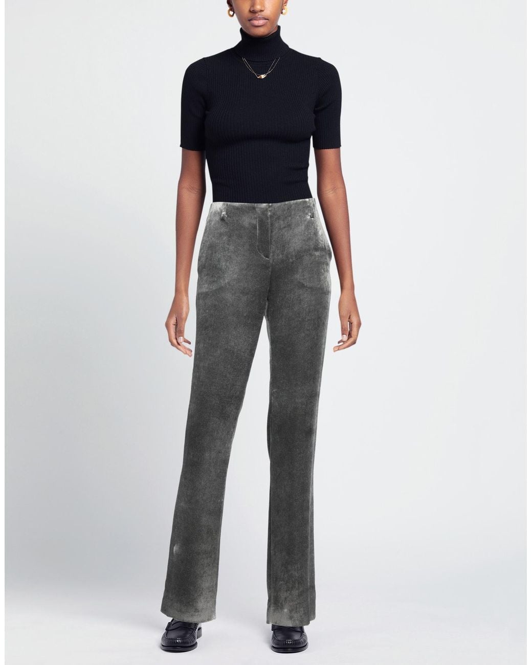 Alberta Ferretti Gray Pants