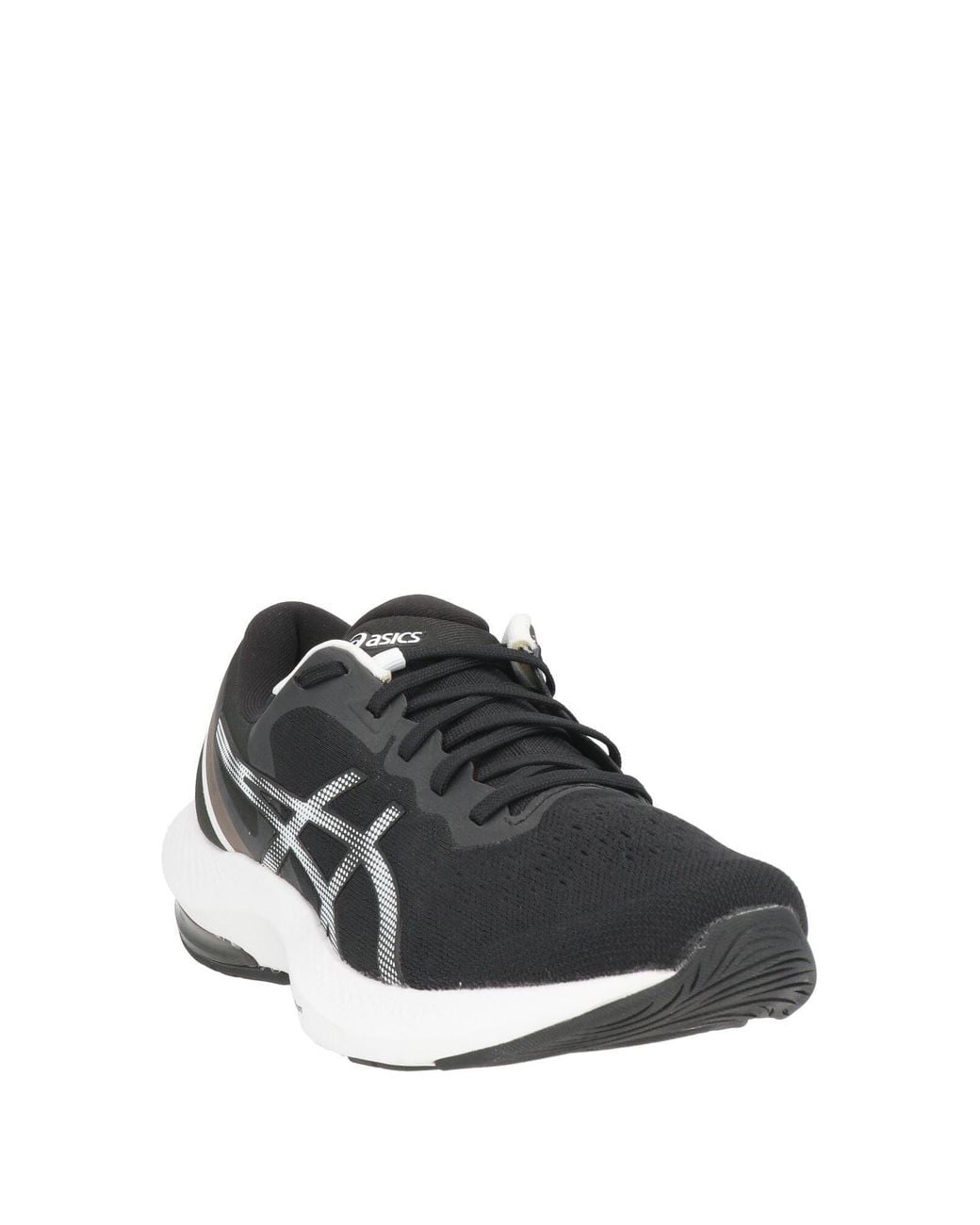 Asics Black Sneakers Synthetic Material, Textile Fibers