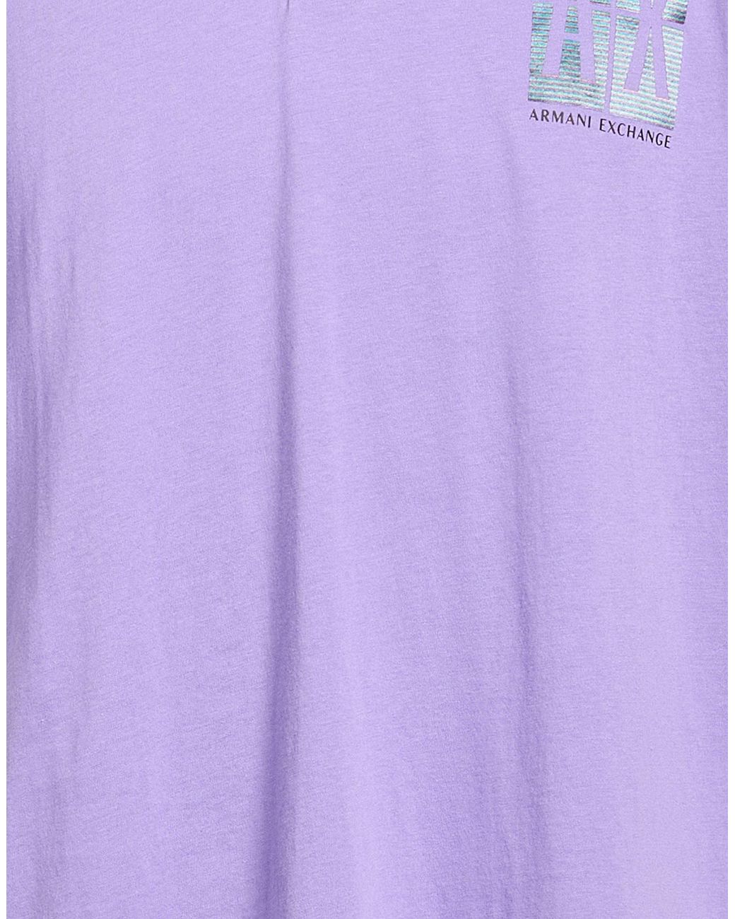 Purple Armani Exchange Shirt