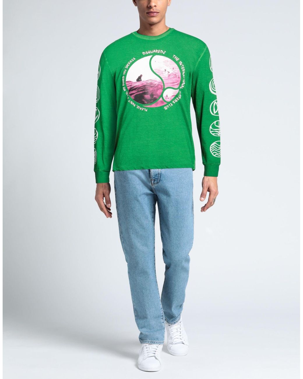 DSquared² Green T-shirt for men