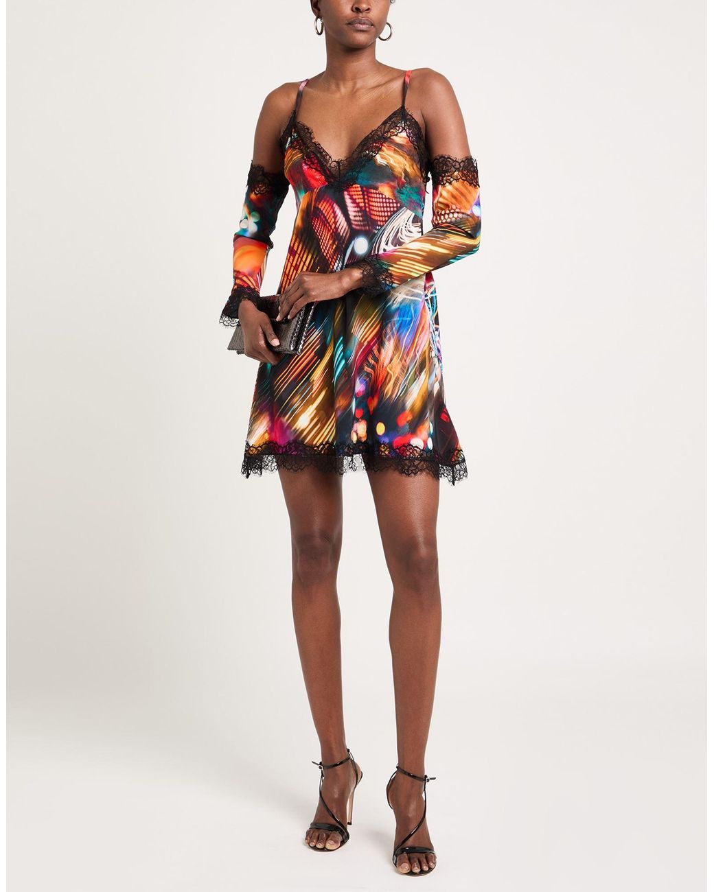 Moschino Red Mini Dress Viscose