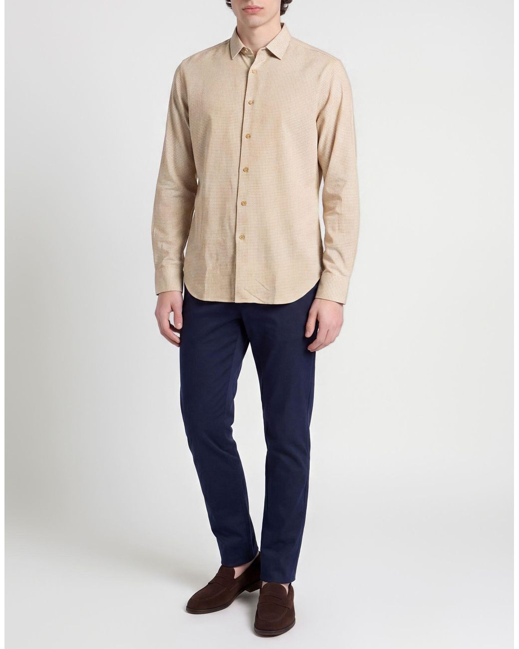920 ITALIAN STYLE Natural Shirt Cotton for men