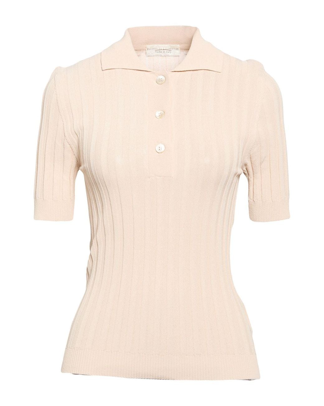 FILIPPO DE LAURENTIIS Natural Polo Shirt