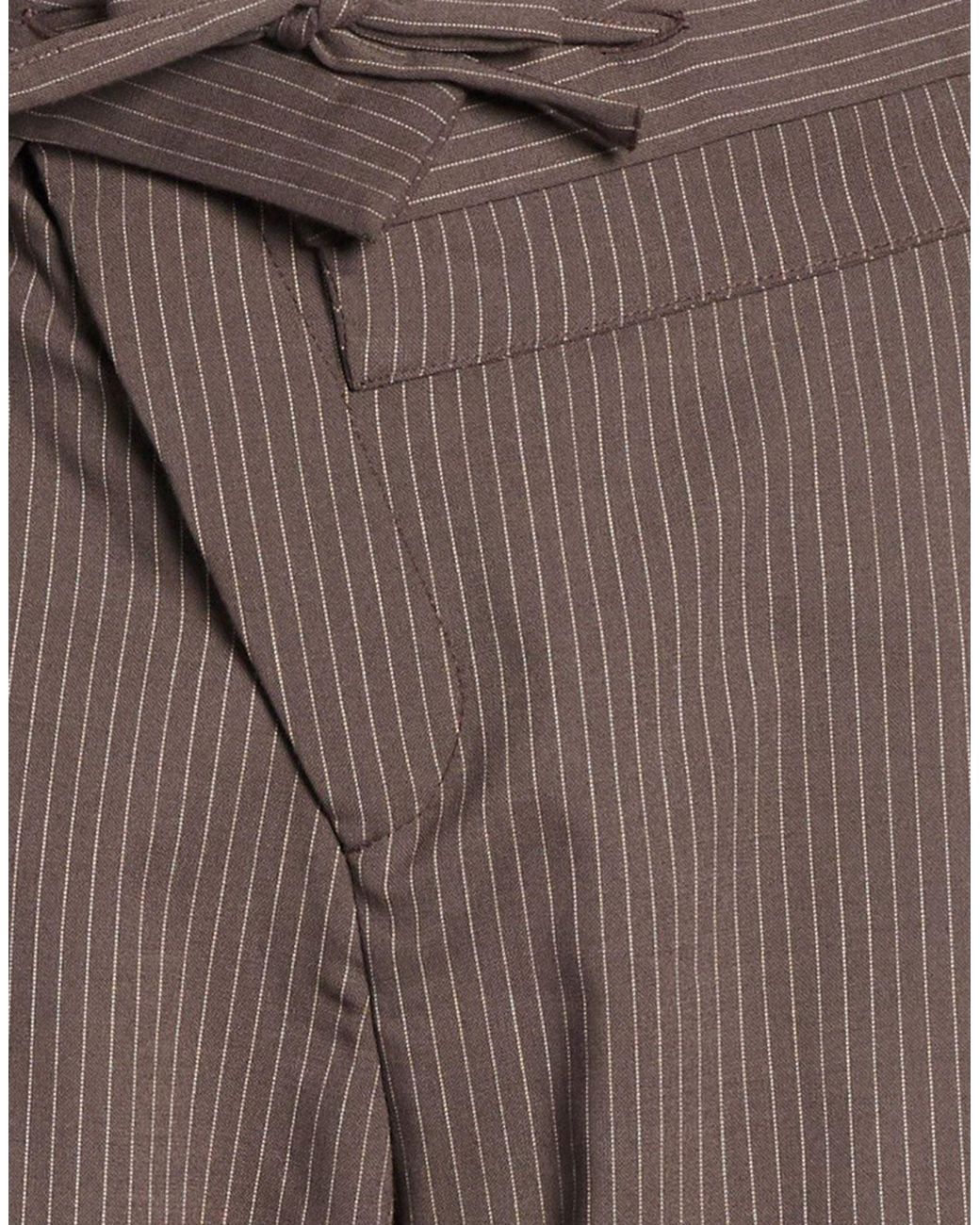 OTTOLINGER Brown Shorts & Bermuda Shorts Polyester, Virgin Wool, Elastane