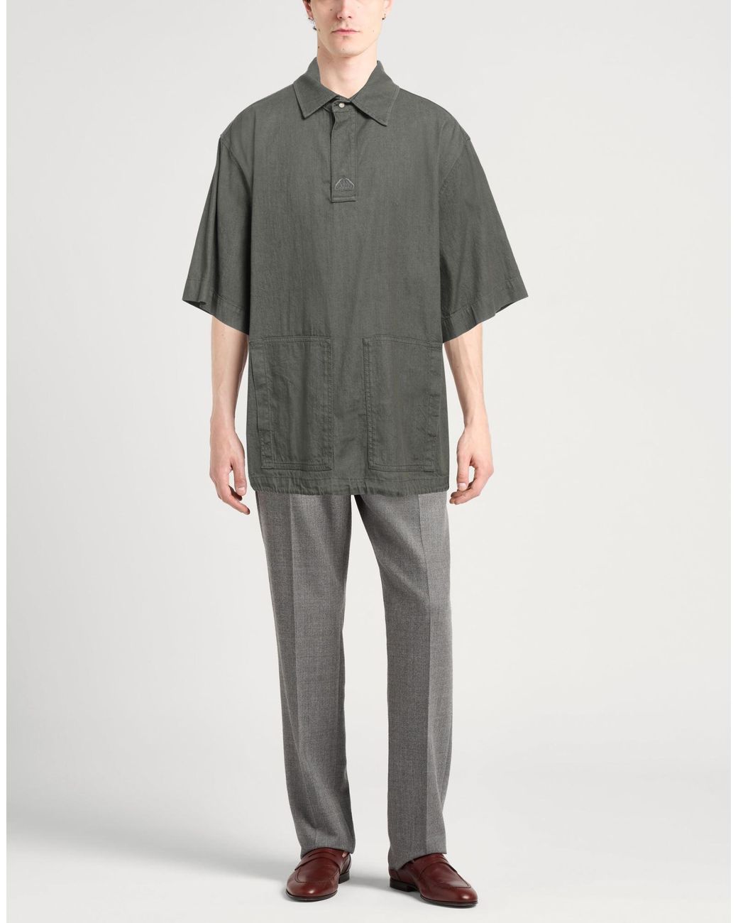 McQueen Gray Denim Shirt for men