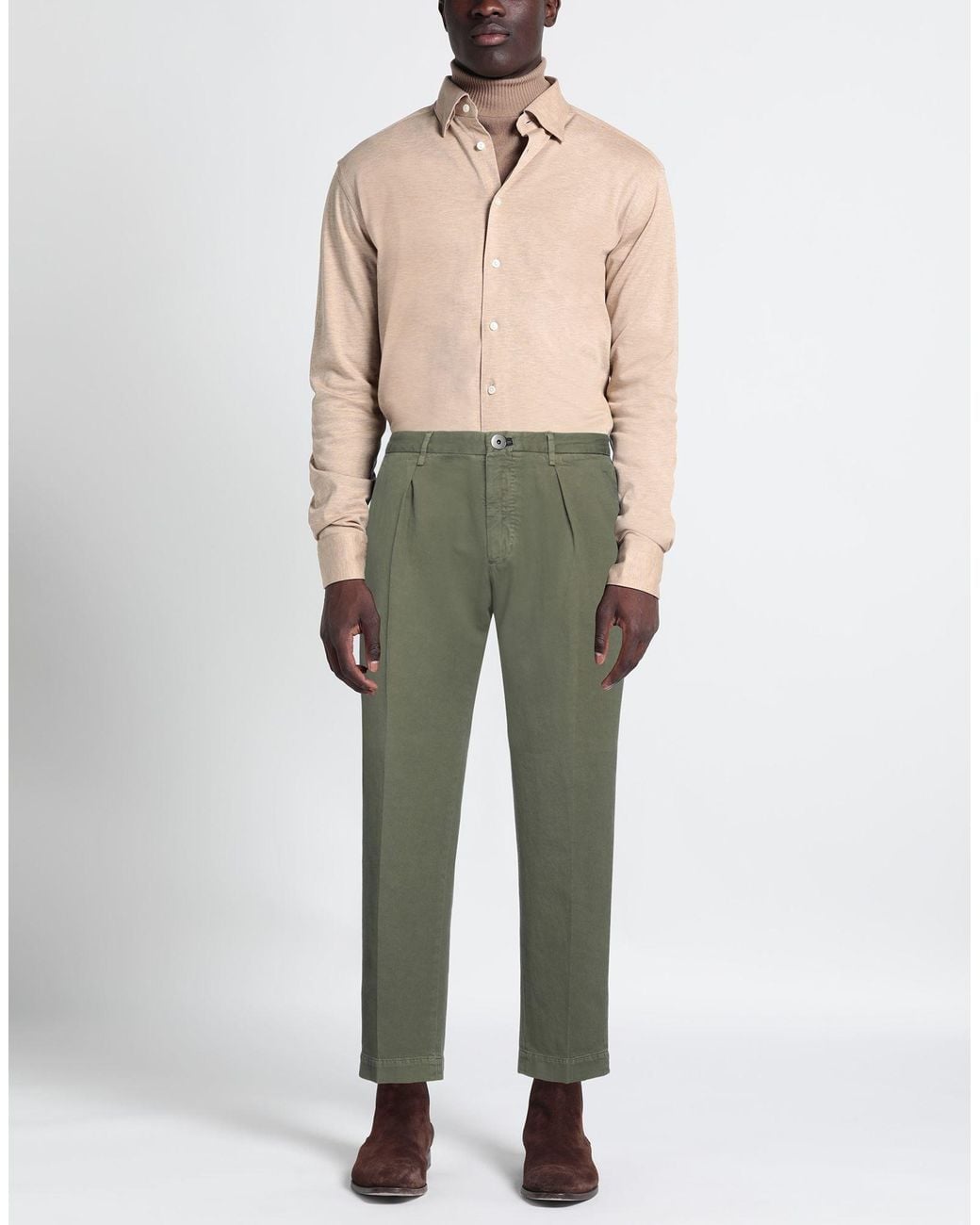 Incotex Green Trouser for men