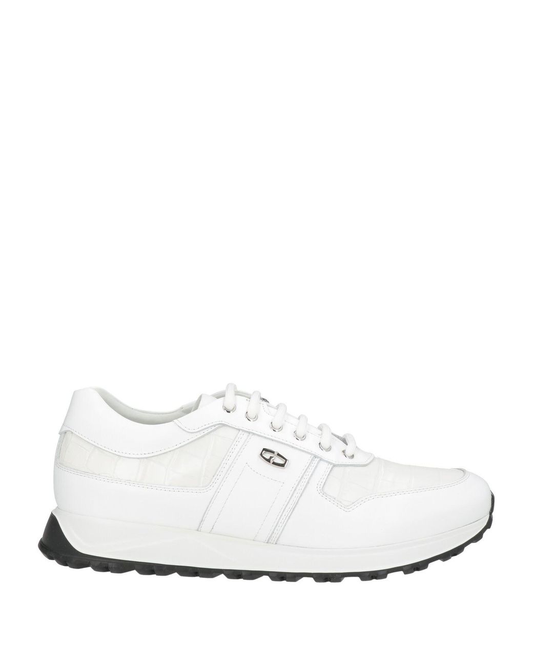 Giovanni Conti White Sneakers Leather for men