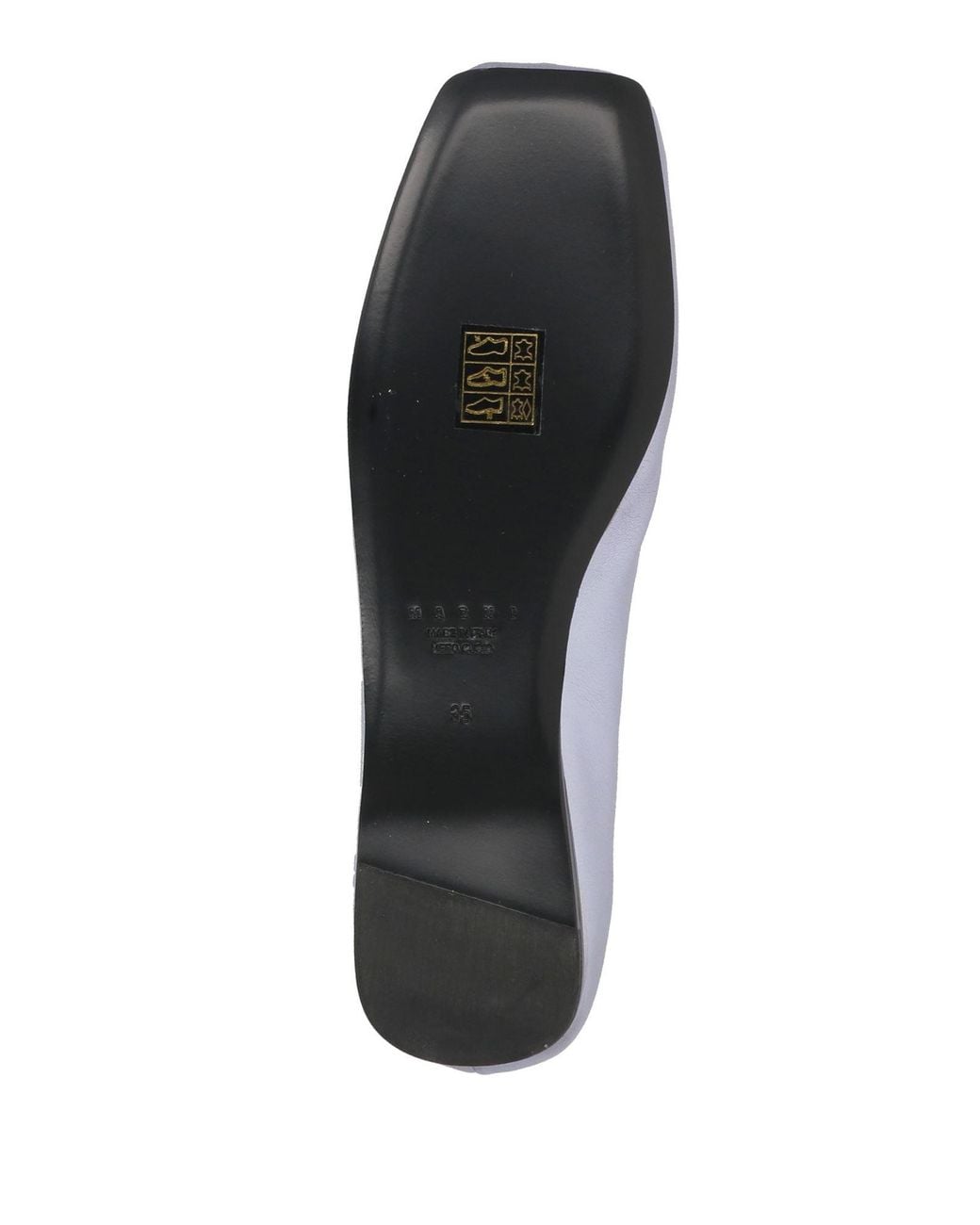 Marni White Ballet Flats Leather