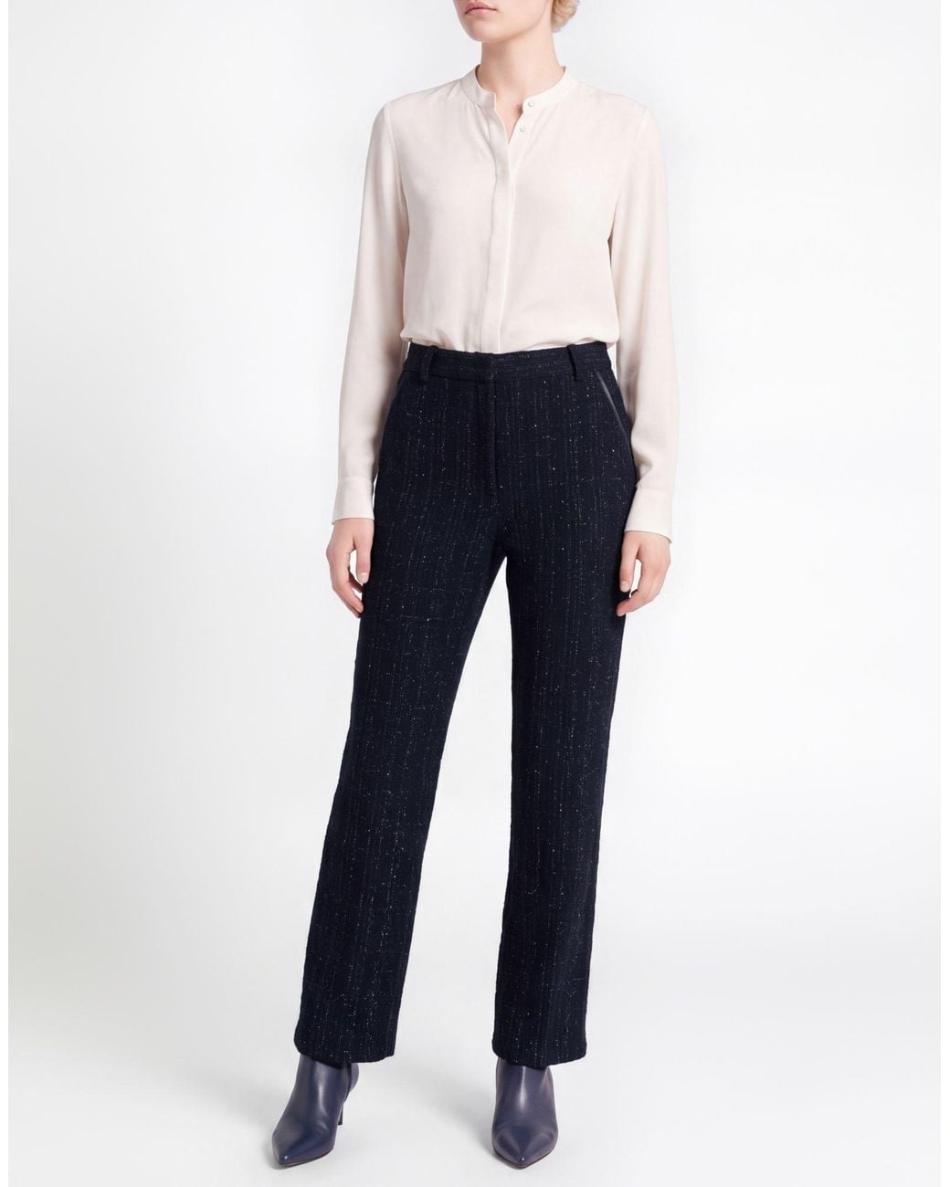 Liu Jo Blue Pants Cotton, Elastane