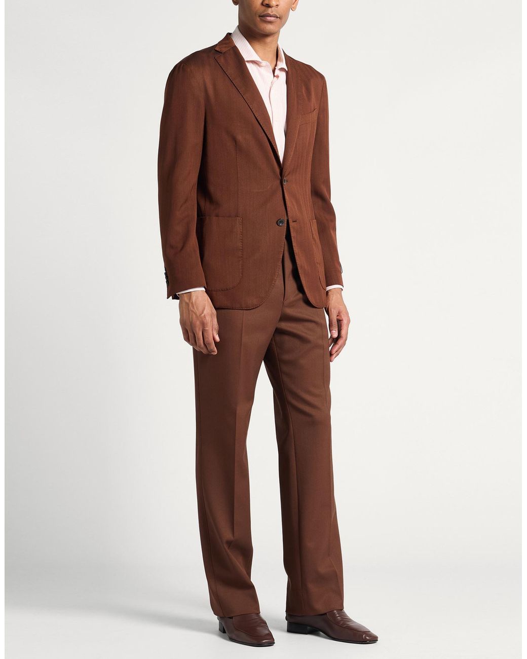 Boglioli Brown Blazer Virgin Wool for men