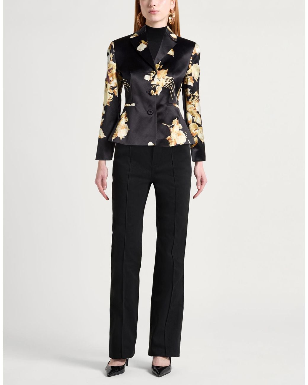 Max Mara Black Blazer Cotton, Silk