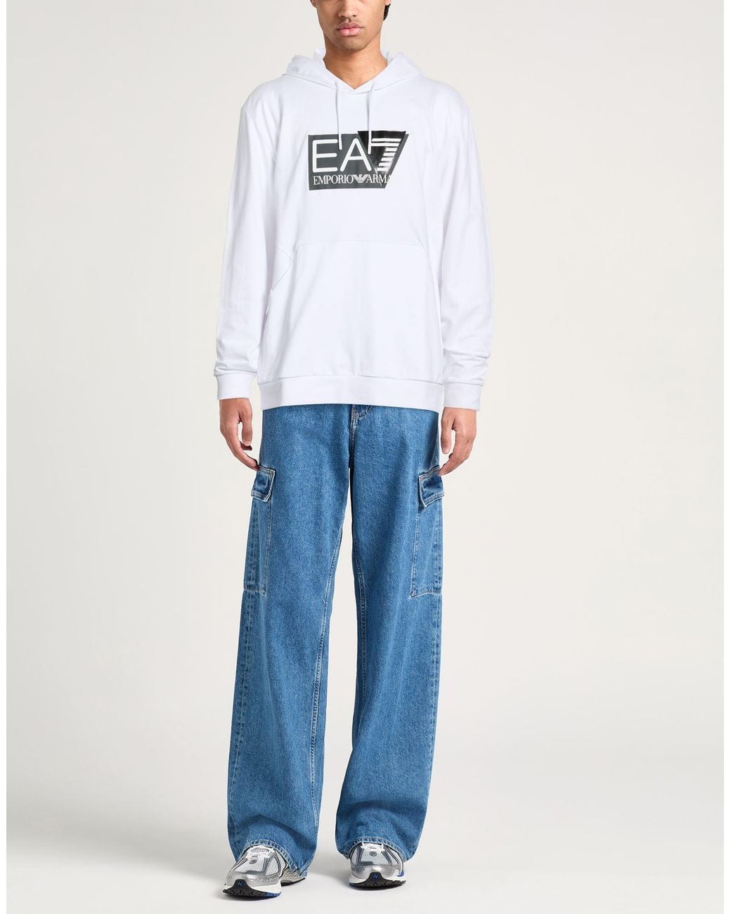 EA7 White Sweatshirt for men