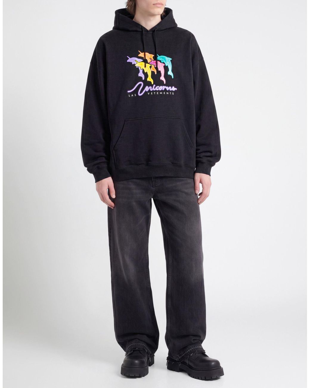 Vetements Black Sweatshirt for men