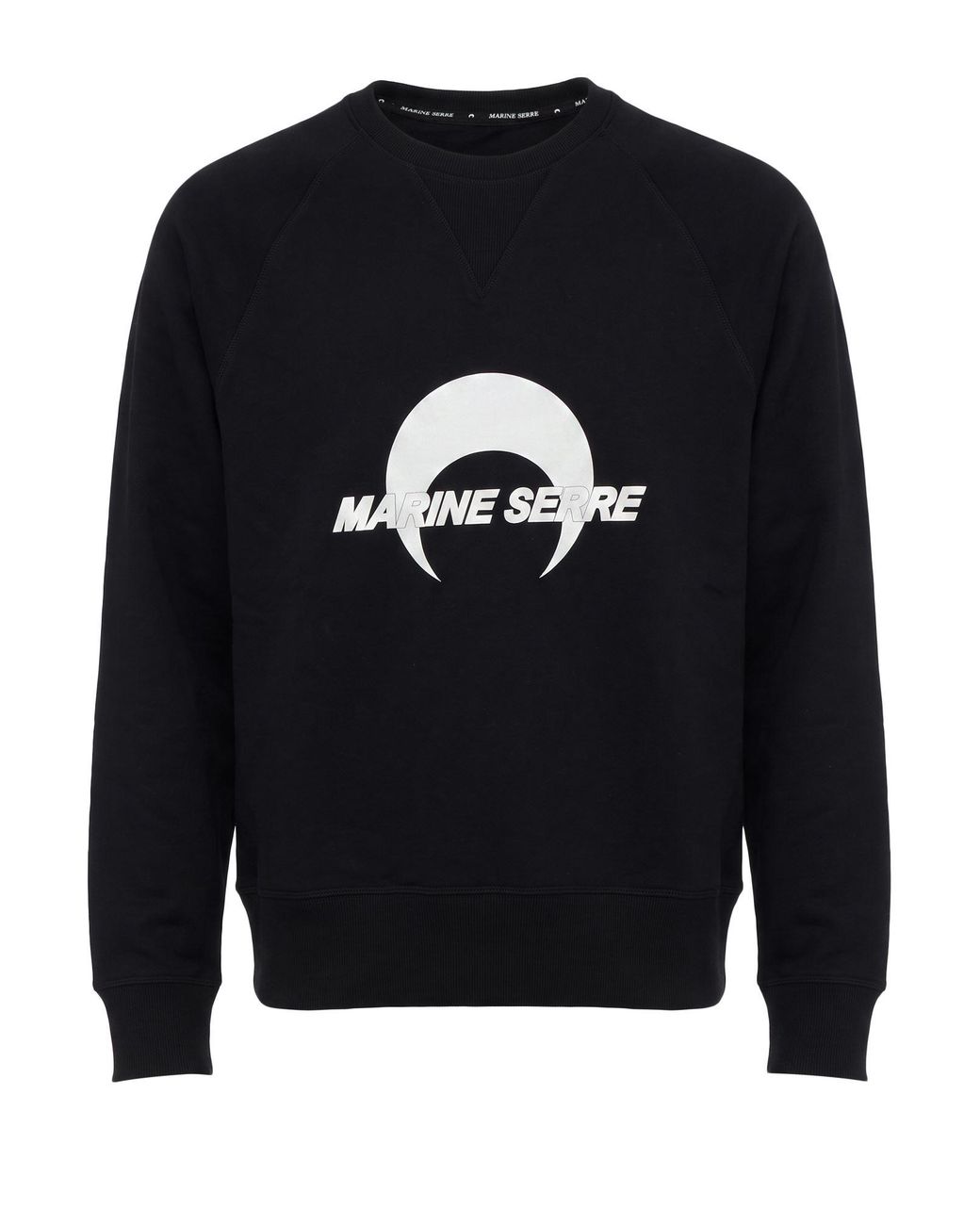 MARINE SERRE Blue Sweatshirt Cotton, Organic Cotton for men