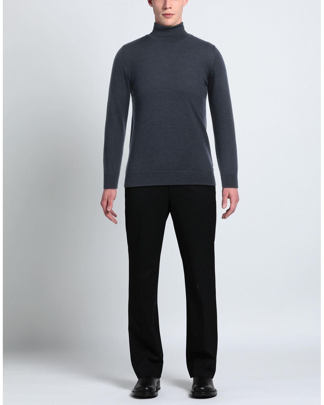 Gran Sasso Blue Turtleneck for men