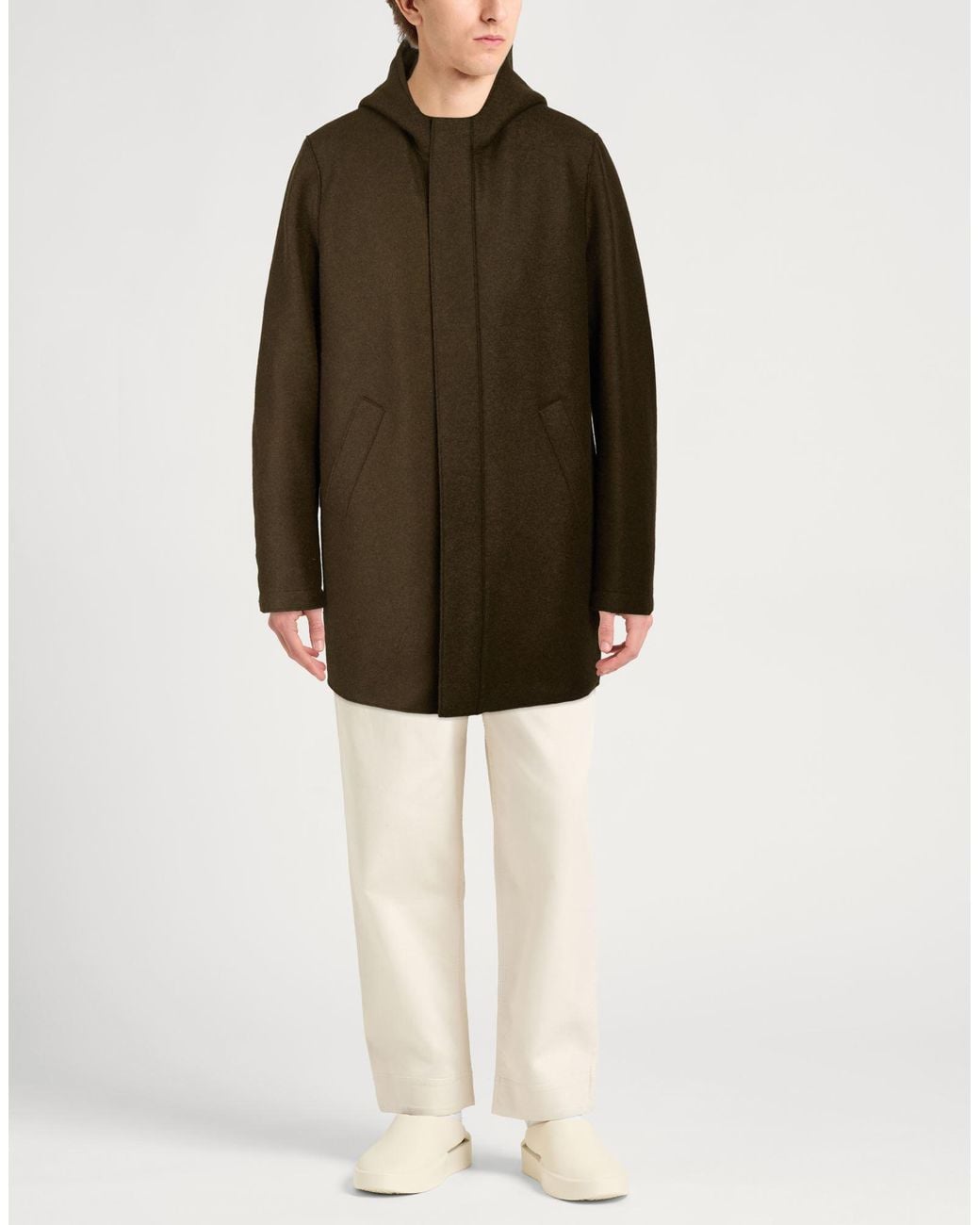 Harris Wharf London Green Coats for men