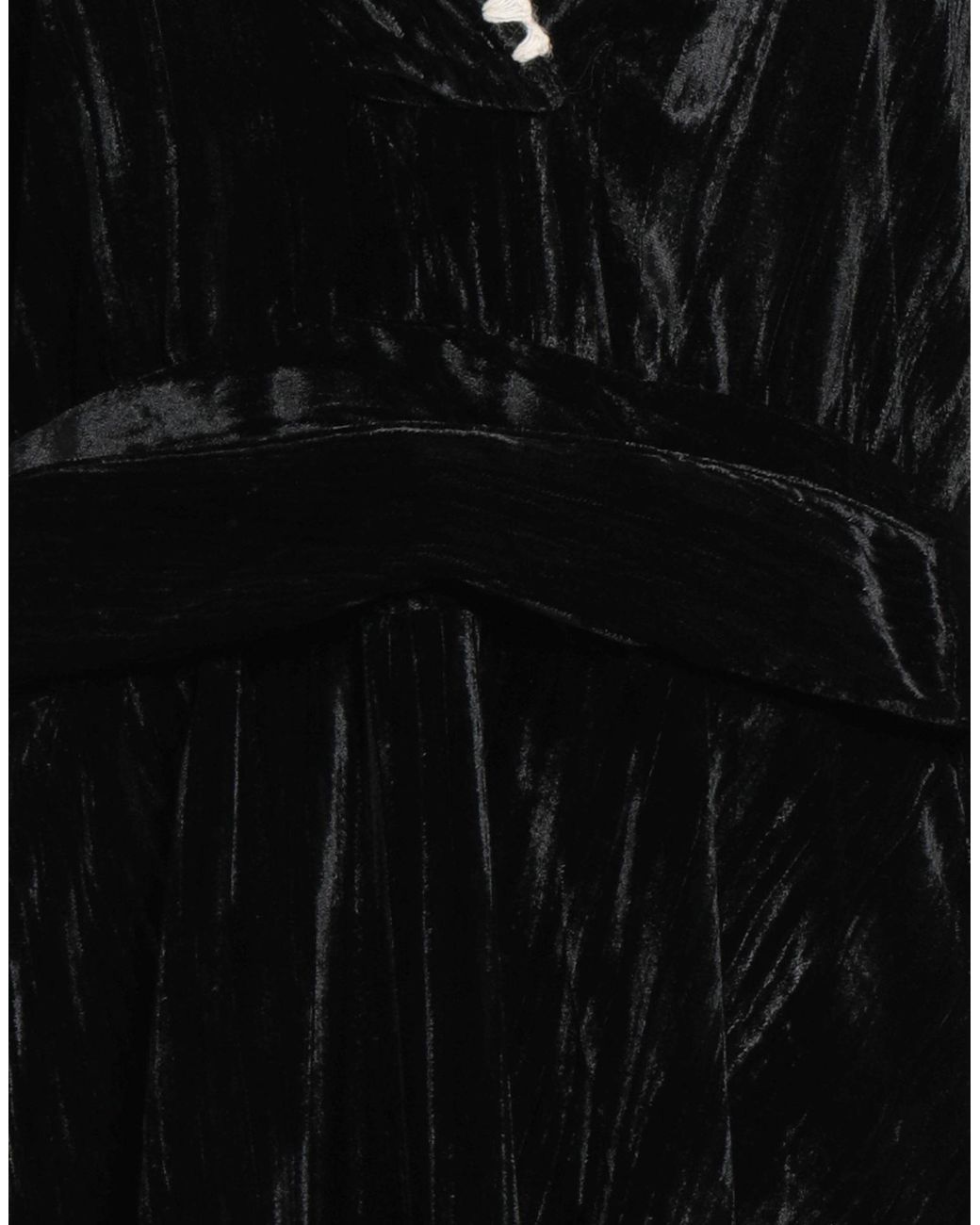 Akep Black Mini Dress Polyester