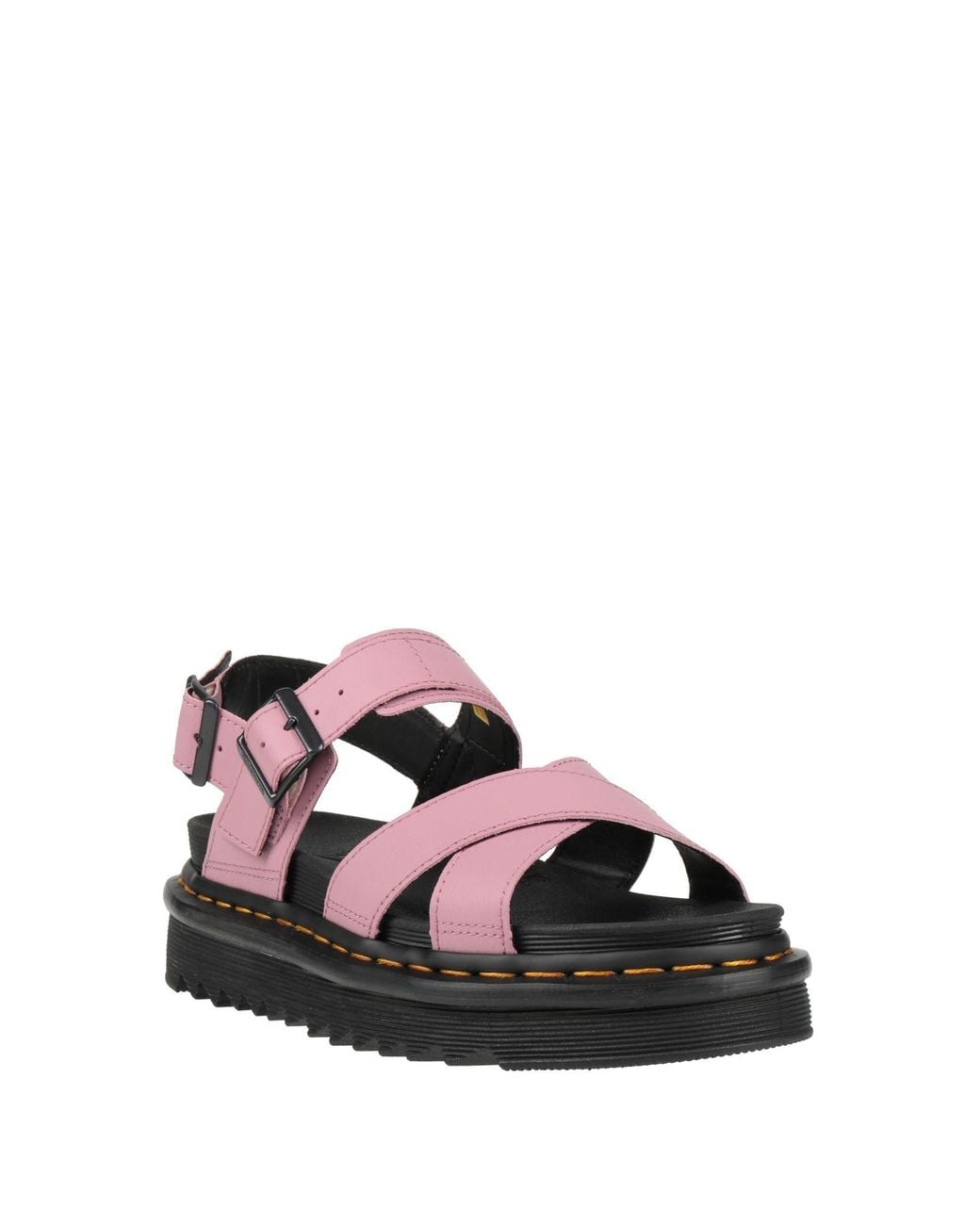 Dr. Martens Brown Voss Li Dusty Athena Antique Rose Sandals Leather