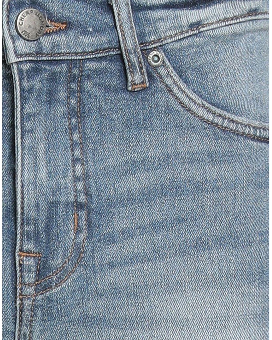 Cheap Monday Blue Jeans Cotton, Elastane for men