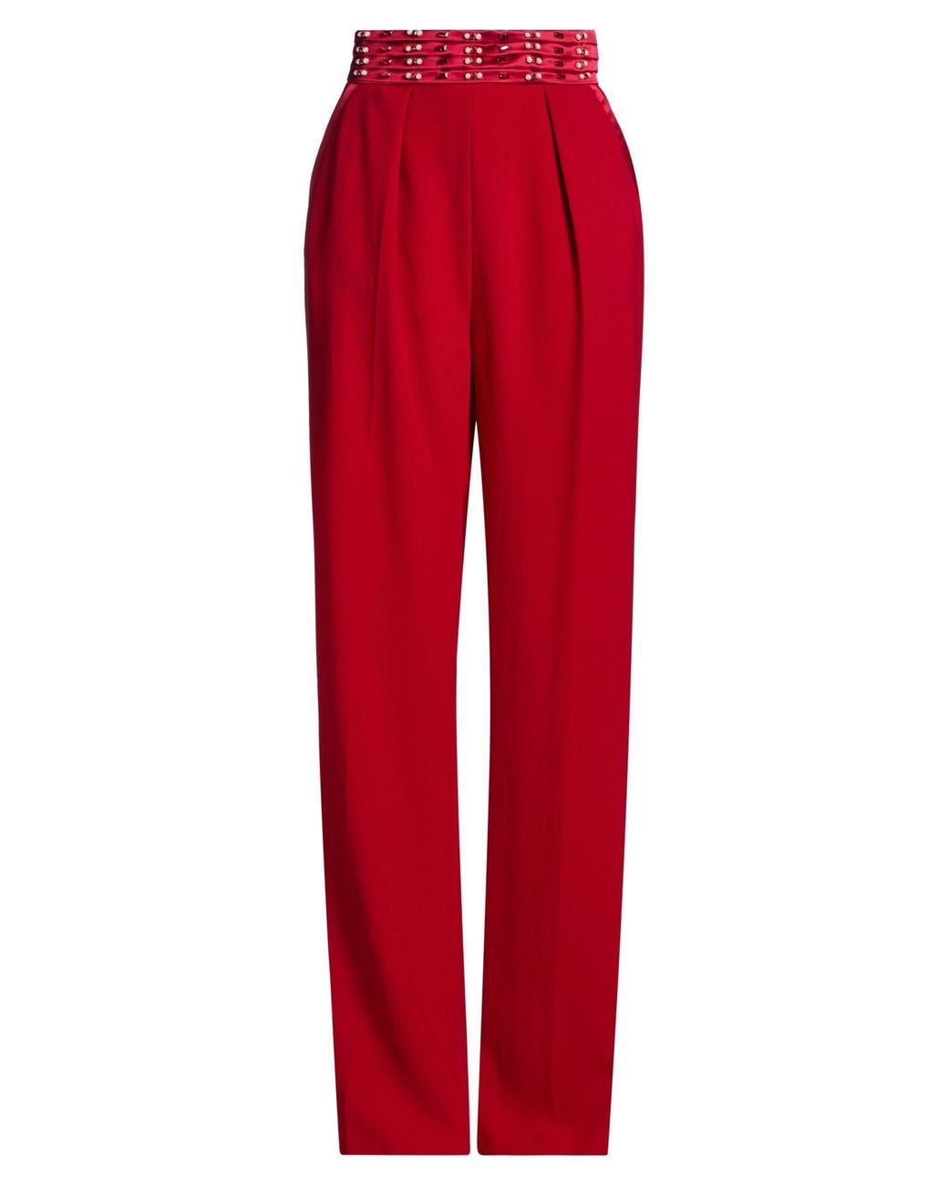 Elisabetta Franchi Red Trouser