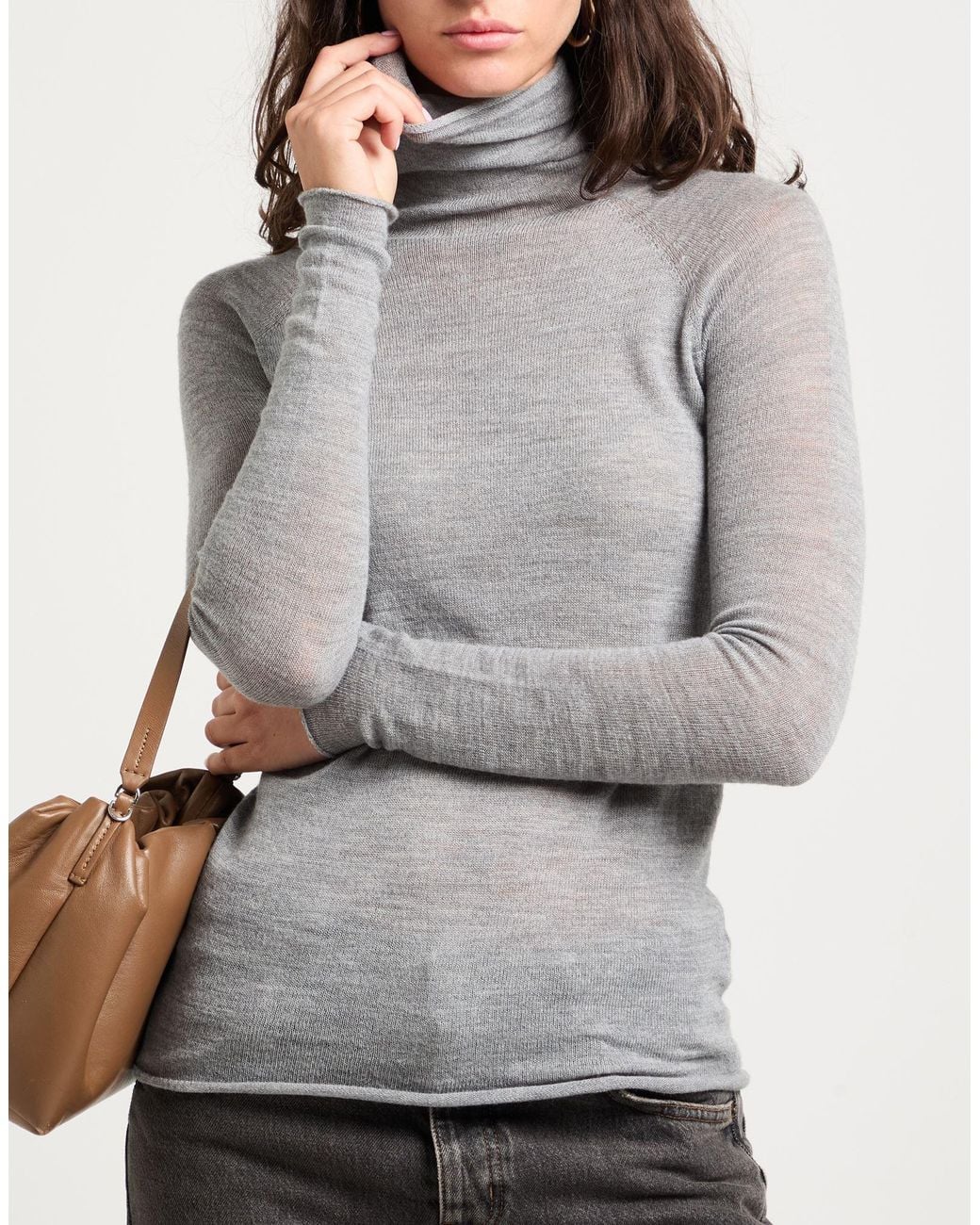 Roberto Collina Gray Turtleneck