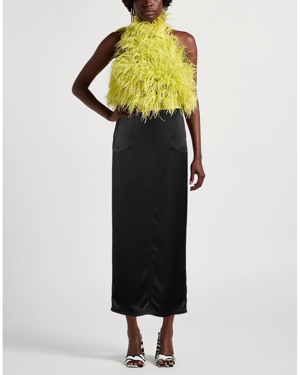 Pinko Black Maxi Skirt