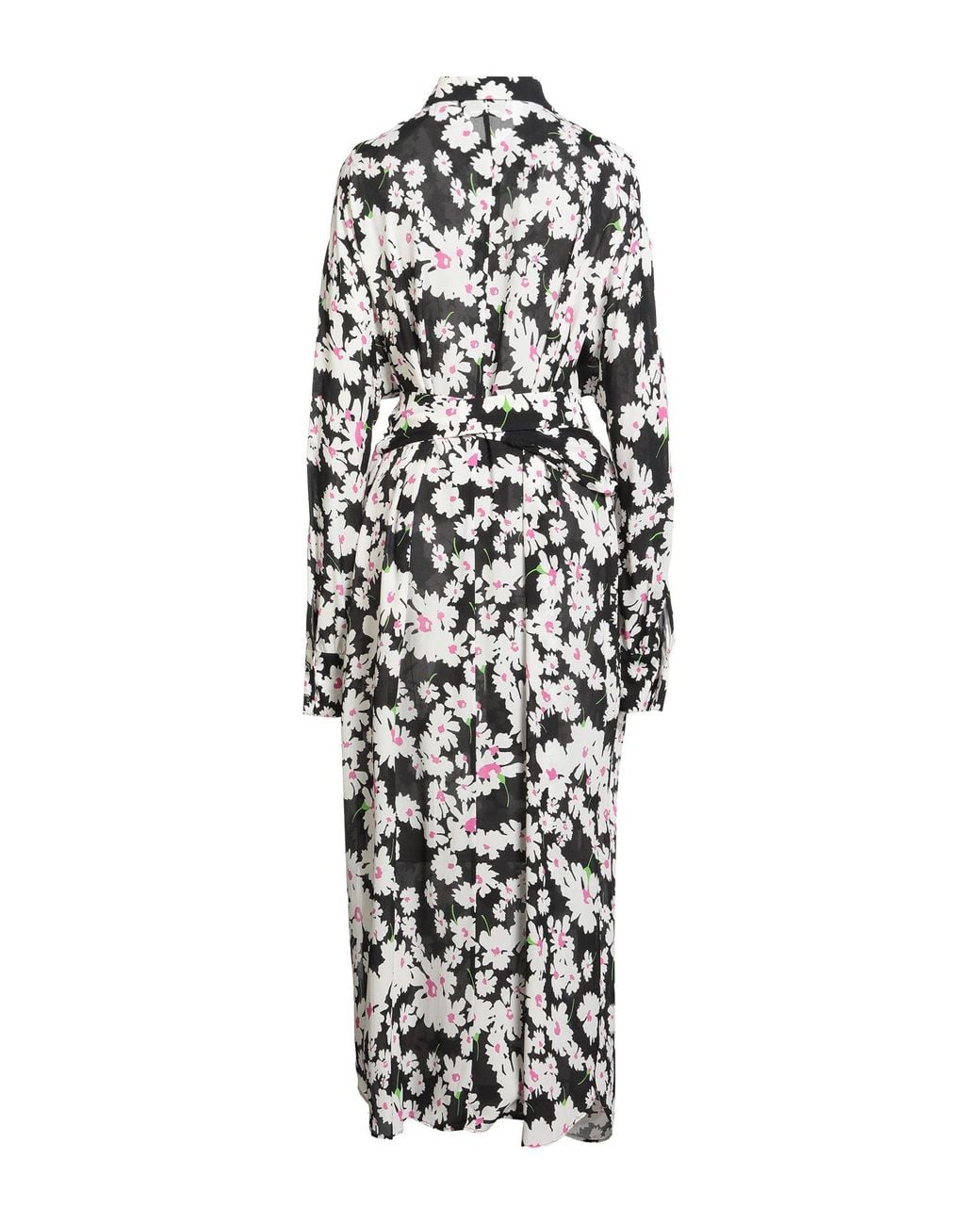 MSGM White Maxi Dress Viscose