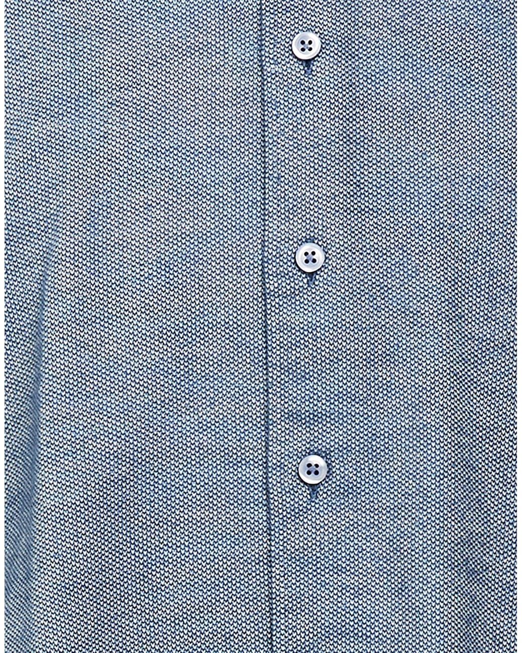 BASTONCINO Blue Shirt Cotton for men