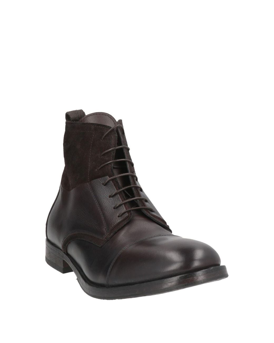 Moma Brown Dark Ankle Boots Calfskin for men