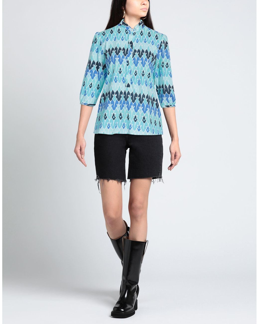 Top Guglielminotti en coloris Blue
