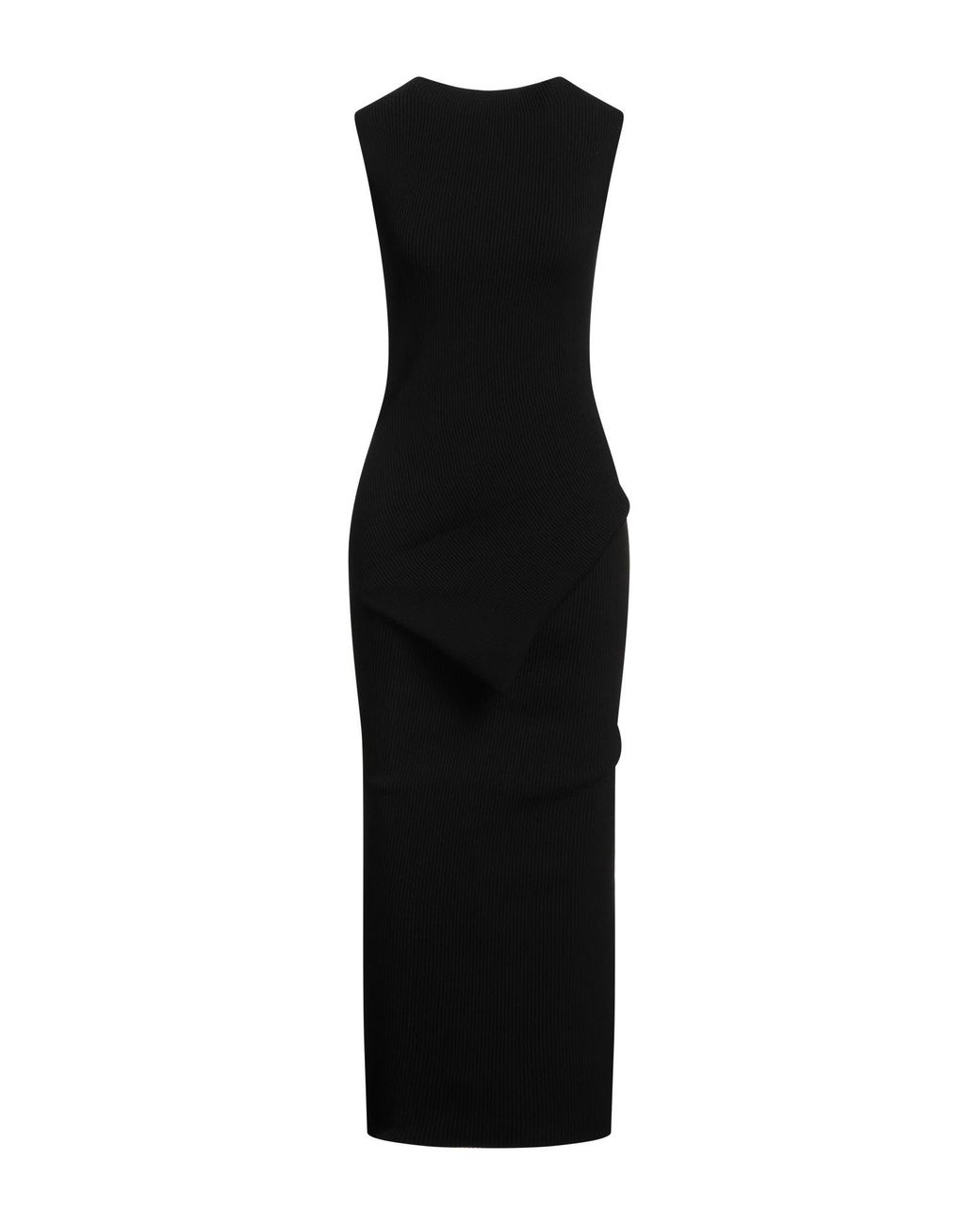 Rick Owens Black Midi Dress