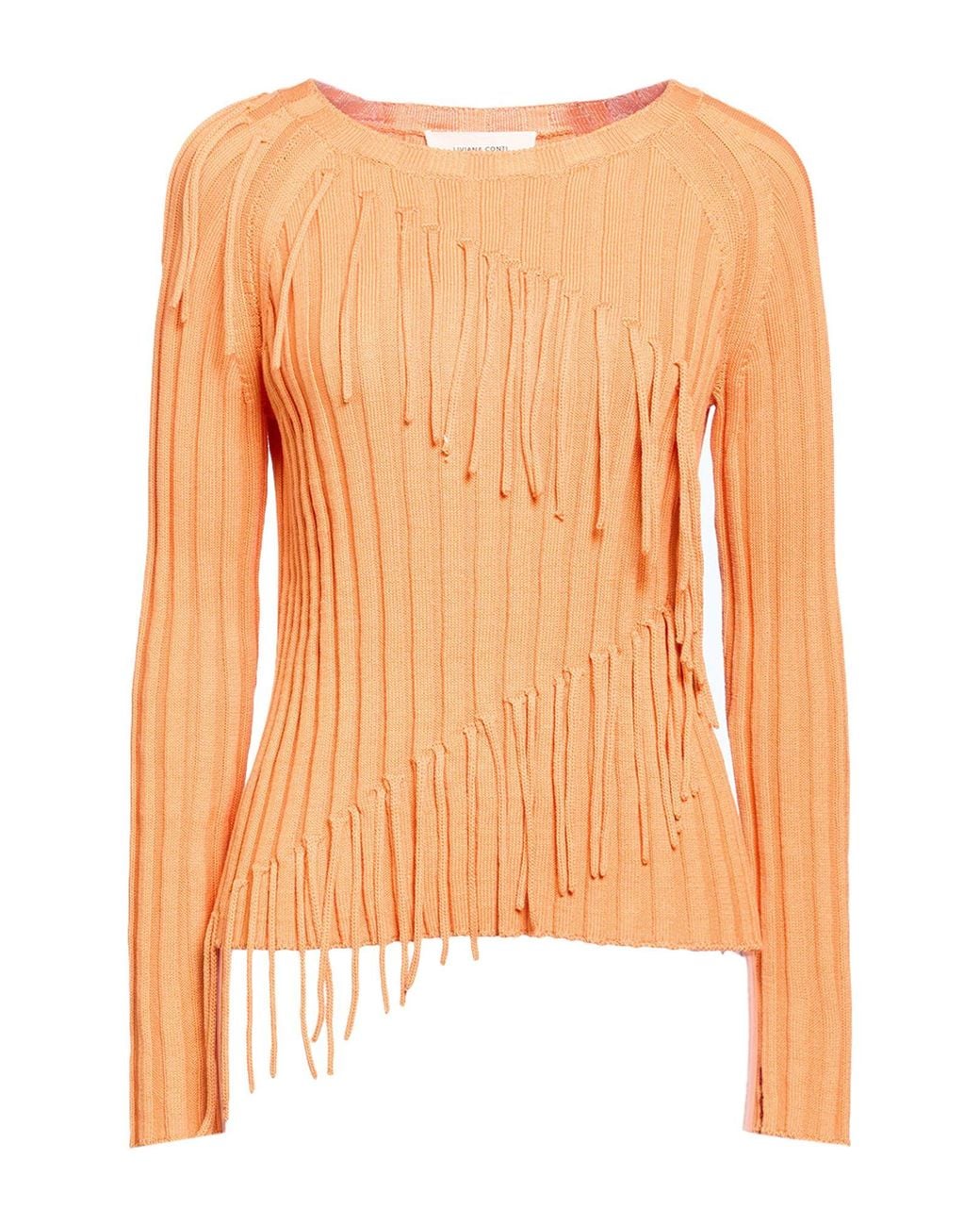 Liviana Conti Orange Sweater Cotton