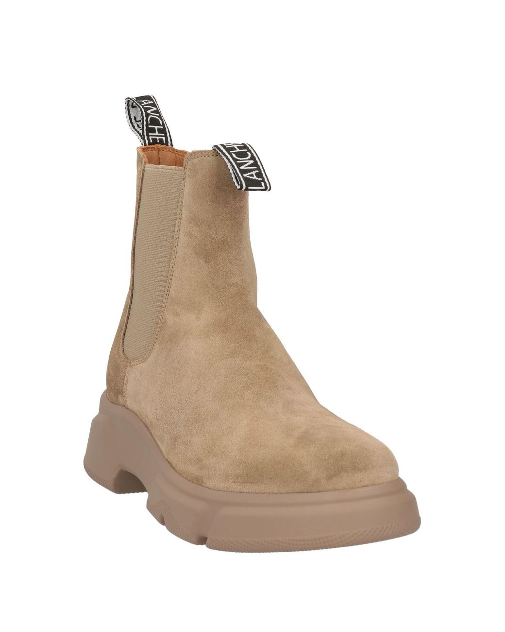 Voile Blanche Brown Khaki Ankle Boots Leather