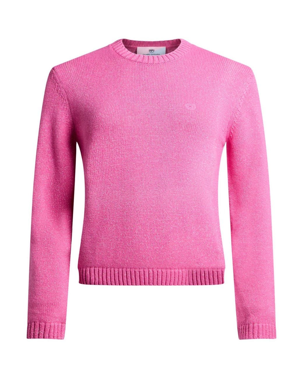 Chiara Ferragni Pink Sweater Wool, Viscose, Polyamide, Cashmere