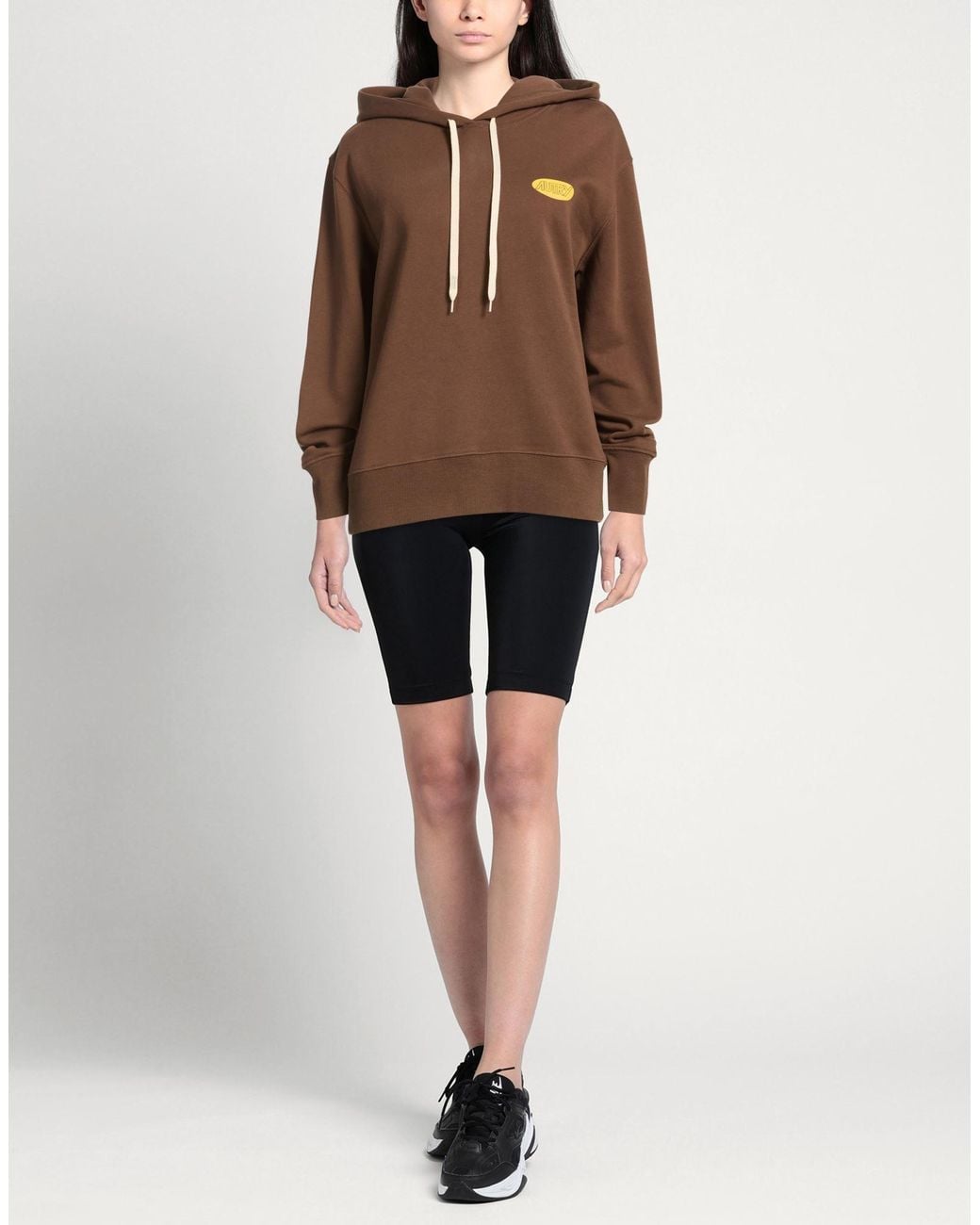 Autry Brown Sweatshirt Cotton, Elastane