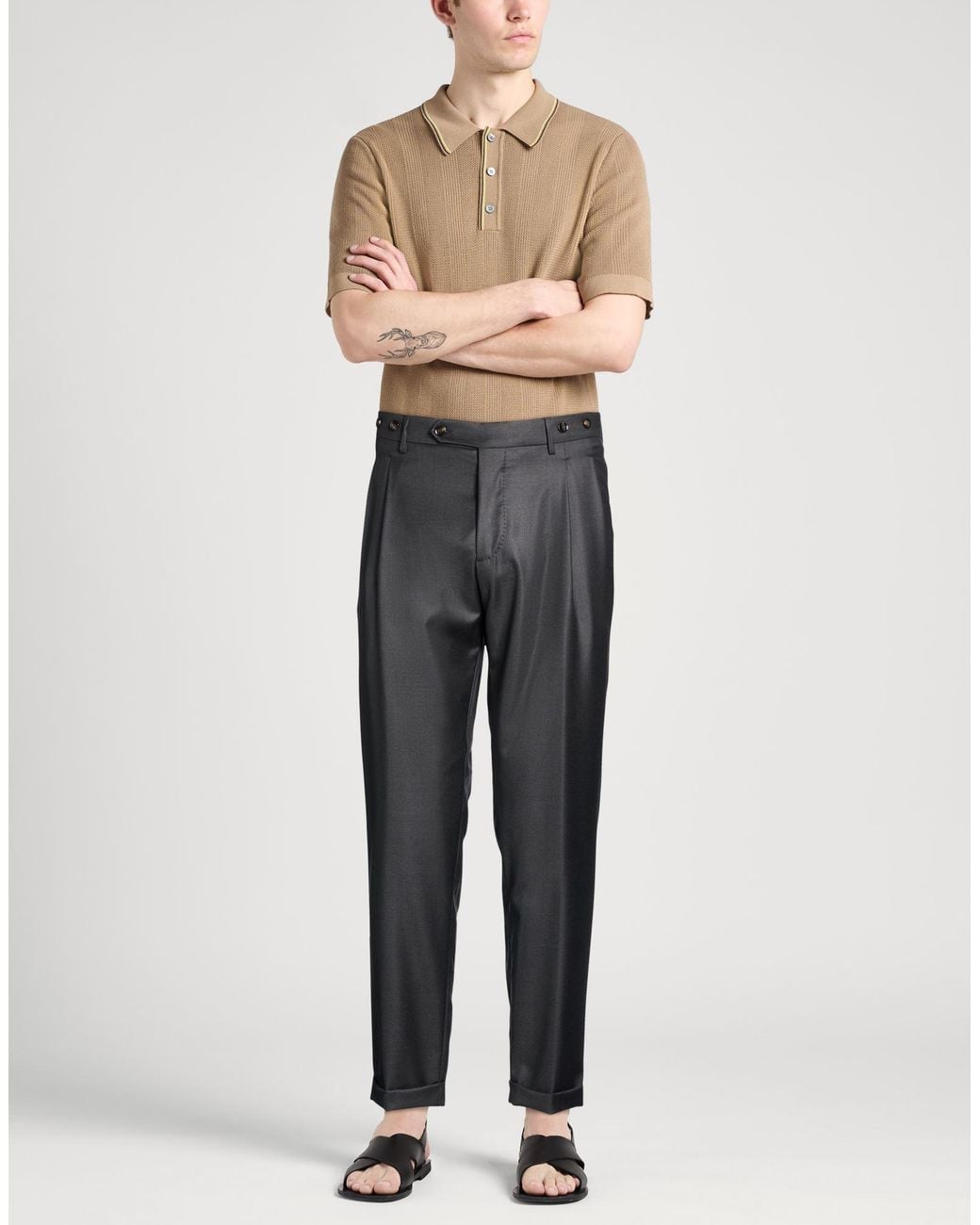 Berwich Gray Trouser for men